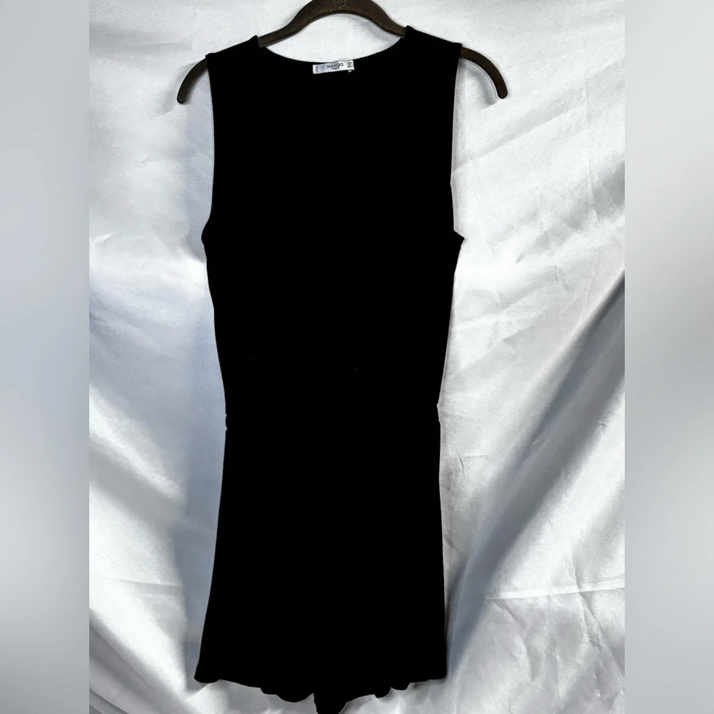 Mango Black‎ Sleeveless Jumpsuit